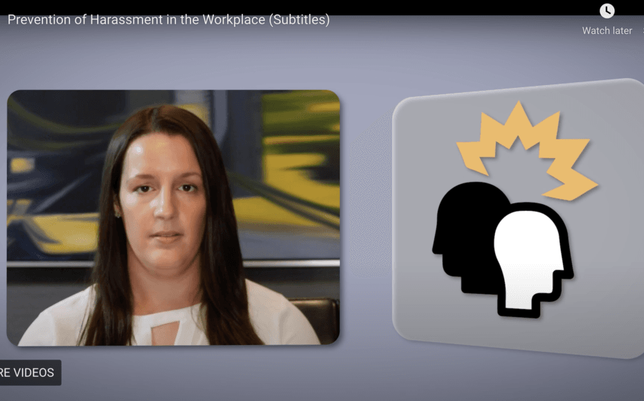 Prevention of Harassment Resources: Videos